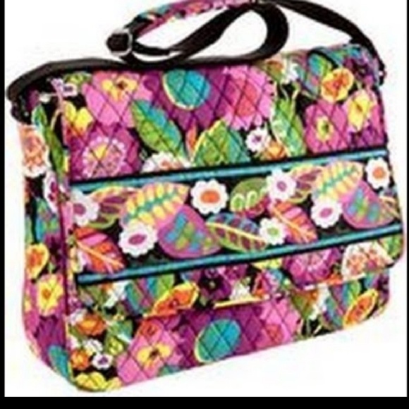 Vera Bradley Handbags - Vera Bradley Messenger Bag in Va Va Voom